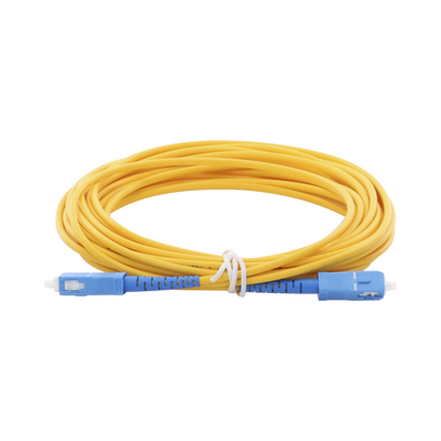 Jumper de Fibra Óptica Monomodo SC/UPC-SC/UPC Simplex de 6 Metros (19.69 Pies), 3mm - imagen 1