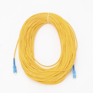 Jumper de Fibra Óptica Monomodo SC/UPC-SC/UPC Simplex de 60 Metros (196.85 Pies), 3mm
