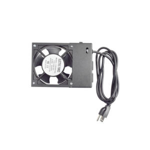 Ventilador 110 Vca con Clavija para Gabinete de Pared con 2 Tomas de Corriente