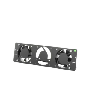 Kit de 2 Ventiladores 110 Vca (12 x 12 cm) con Clavija para Gabinete de Piso