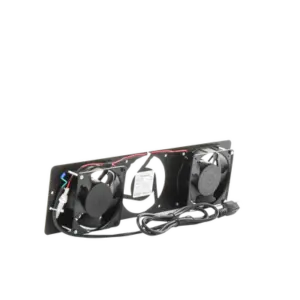Kit de 2 Ventiladores 110 Vca (12 x 12 cm) con Clavija para Gabinete de Piso