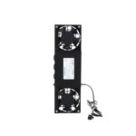 Kit de 2 Ventiladores (12 x 12 cm) con 3 Tomas de Corriente 110 Vca/50 Hz con Clavija miniatura 4