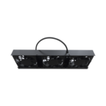 Kit de 3 Ventiladores 110 Vca (12 x 12 cm) con Clavija para Gabinete de Piso miniatura 3