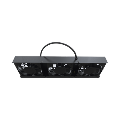 Kit de 3 Ventiladores 110 Vca (12 x 12 cm) con Clavija para Gabinete de Piso - imagen 3