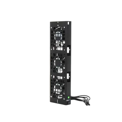 Kit de 3 Ventiladores 110 Vca (12 x 12 cm) con Clavija para Gabinete de Piso - imagen 4