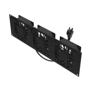 Kit de 3 Ventilador 110 Vca (12 x 12 cm) con Clavija 5-15P. Para instalación en Postes Rack