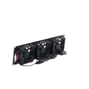 Kit de 3 Ventilador 110 Vca (12 x 12 cm) con Clavija 5-15P. Para instalación en Postes Rack