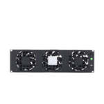 Kit de 3 Ventilador 110 Vca (12 x 12 cm) con Clavija 5-15P. Para instalación en Postes Rack miniatura 4