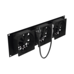 Kit de 3 Ventilador 110 Vca (12 x 12 cm) con Clavija 5-15P. Para instalación en Postes Rack miniatura 1