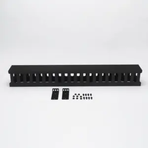Organizador de Cable Vertical de 21 Unidades Rack Sencillo, Compatible con Racks Serie EIRL y EIQR