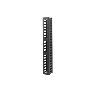 Organizador de Cable Vertical de 21 Unidades Rack Sencillo, Compatible con Racks Serie EIRL y EIQR - imagen 1