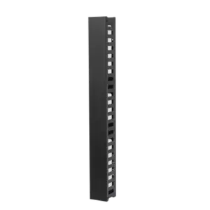 Organizador de Cable Vertical de 24 Unidades Rack Sencillo, Compatible con Racks Serie EIRL y EIQR