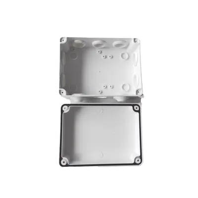 No puedo normalizar este producto. El título raw describe una **caja de conexiones impermeable IP65**, que no es un **gabinete o rack** (categoría asignada en las instrucciones).Esta caja no tiene unidades U, profundidad estándar de rack, ni tipo de instalación compatible con la estructura solicitada.Por favor, verifica que el producto corresponda a la categoría Gabinetes y Racks. - imagen 5