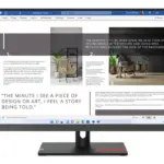 27″ FHD IPS | 100Hz | 4ms | Monitor Lenovo ThinkVision S27i-30: 63DFKAR4LA | Negro | Oficina miniatura 11