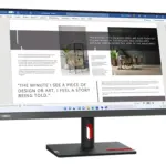 27″ FHD IPS | 100Hz | 4ms | Monitor Lenovo ThinkVision S27i-30: 63DFKAR4LA | Negro | Oficina miniatura 12