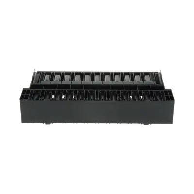 Organizador de Cables Horizontal NetManager, Doble (Frontal y Posterior), Para Rack de 19in, 2UR - imagen 2