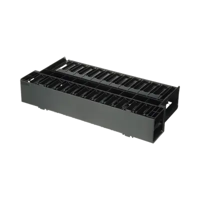 Organizador de Cables Horizontal NetManager, Doble (Frontal y Posterior), Para Rack de 19in, 2UR - imagen 4