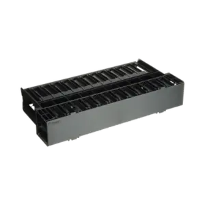 Organizador de Cables Horizontal NetManager, Doble (Frontal y Posterior), Para Rack de 19in, 2UR