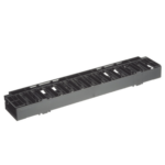 Organizador de Cables Horizontal NetManager, Sencillo (Solo Frontal), Para Rack de 19in, 1UR miniatura 3