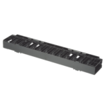 Organizador de Cables Horizontal NetManager, Sencillo (Solo Frontal), Para Rack de 19in, 1UR miniatura 1