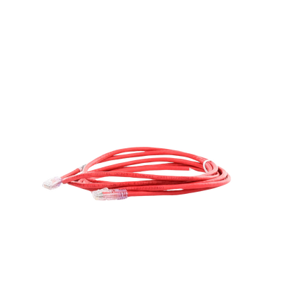 Cable de Parcheo UTP Categoría 6, con Plug Modular en Cada Extremo – 3 Metros (9.84 Pies) – Rojo - imagen 4