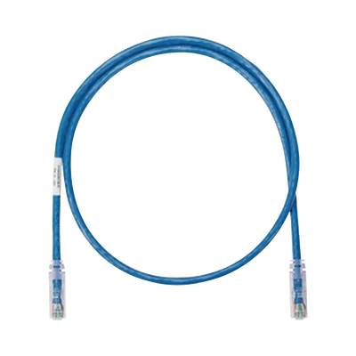 Cable de Parcheo UTP Categoría 6, con Plug Modular en Cada Extremo – 1 Metro (3.28 Pies) – Azul - imagen 1