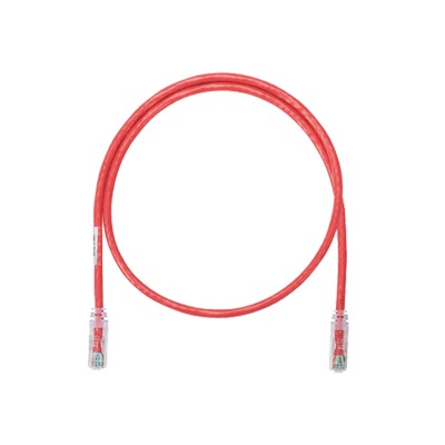 Cable de Parcheo UTP Categoría 6, con Plug Modular en Cada Extremo – 1 Metro (3.28 Pies) – Rojo - imagen 1