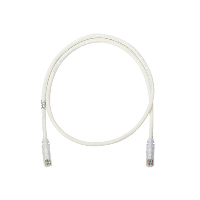 Cable de Parcheo UTP Categoría 6, con Plug Modular en Cada Extremo – 6 Metros (19.69 Pies) – Blanco Mate - imagen 1