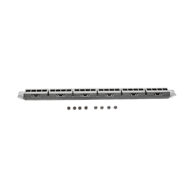 Panel de Parcheo Modular Keystone (Sin Conectores), de 24 Puertos, Espacio Para Identificación con Etiqueta Adhesiva, 1UR - imagen 6