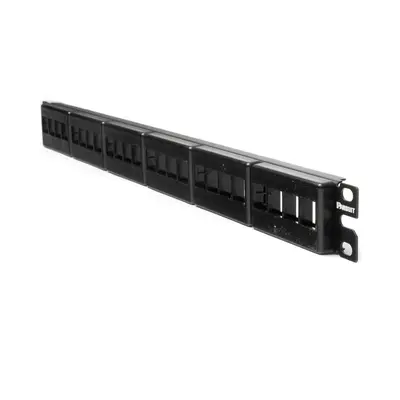 Panel de Parcheo Modular Keystone (Sin Conectores), de 24 Puertos, Espacio Para Identificación con Etiqueta Adhesiva, 1UR - imagen 4