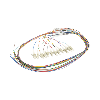 Kit de 12 Pigtails con Conector LC, Multimodo 50/125 OM4, 900um, de 1 Metro (3.28 Pies) - imagen 2