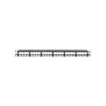 Panel de Parcheo Modular Keystone (Sin Conectores), Numerado y Espacio para Etiquetas, de 24 Puertos, 1UR miniatura 2