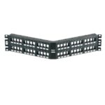 Panel de Parcheo Modular Keystone (Sin Conectores), Angulado, de 48 Puertos, 2UR miniatura 1