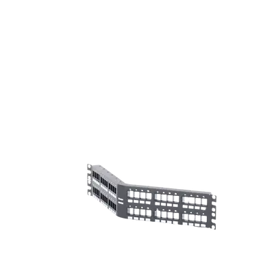 Panel de Parcheo Modular Keystone (Sin Conectores), Angulado, de 48 Puertos, 2UR - imagen 2
