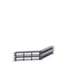 Panel de Parcheo Modular Keystone (Sin Conectores), Angulado, de 48 Puertos, 2UR miniatura 5