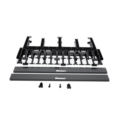 Organizador de Cables Horizontal NetManager de Alta Densidad, Doble (Frontal y Posterior), Para Rack de 19in, 1UR - imagen 5