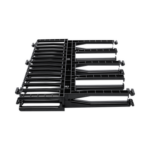 Organizador de Cables Horizontal NetManager de Alta Densidad, Doble (Frontal y Posterior), Para Rack de 19in, 1UR miniatura 2