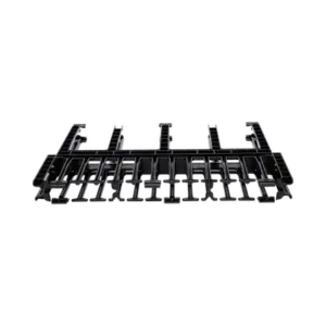 Organizador de Cables Horizontal NetManager de Alta Densidad, Doble (Frontal y Posterior), Para Rack de 19in, 1UR