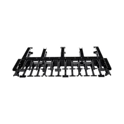 Organizador de Cables Horizontal NetManager de Alta Densidad, Doble (Frontal y Posterior), Para Rack de 19in, 1UR - imagen 1