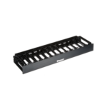 Organizador de Cables Horizontal NetManager de Alta Densidad, Sencillo (Solo Frontal), Para Rack de 19in, 1UR miniatura 2