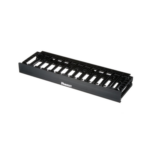 Organizador de Cables Horizontal NetManager de Alta Densidad, Sencillo (Solo Frontal), Para Rack de 19in, 1UR miniatura 3