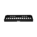 Organizador de Cables Horizontal NetManager de Alta Densidad, Sencillo (Solo Frontal), Para Rack de 19in, 1UR miniatura 1