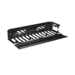 Organizador de Cables Horizontal NetManager de Alta Densidad, Sencillo (Solo Frontal), Para Rack de 19in, 2UR miniatura 2