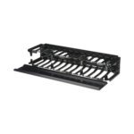 Organizador de Cables Horizontal NetManager de Alta Densidad, Sencillo (Solo Frontal), Para Rack de 19in, 2UR miniatura 1