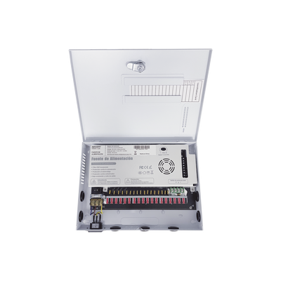 Fuente / 11-15 V / 18 canales / 20 A / Alta tecnología en seguridad / Doble ventilador / Hasta 1.8 Amperes por Salida / Filtro de ruido por canal / Diseño de alta gama. - imagen 4