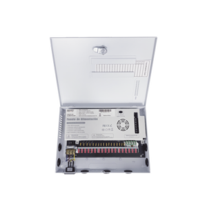 Fuente PREMIUM / 11-15 V / 18 canales / 30 A / Alta tecnología en seguridad / Doble ventilador / Hasta 1.85 Amperes por Salida / Filtro de Ruido por canal / Diseño de alta gama.