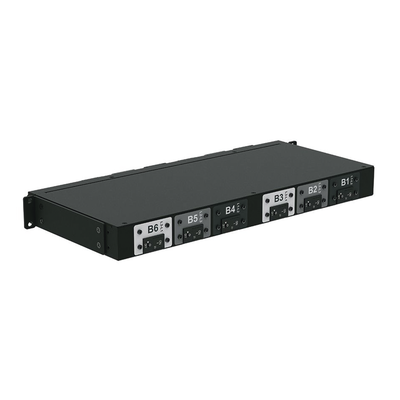 PDU Básico para Distribución de Energía, Plug de Entrada Trifásico CS8365C, Con 6 Contactos C19, Instalación Horizontal de 19in, 1UR, 50 Amp, 208 Vca - imagen 2