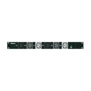 PDU Básico para Distribución de Energía, Plug de Entrada Trifásico CS8365C, Con 6 Contactos C19, Instalación Horizontal de 19in, 1UR, 50 Amp, 208 Vca