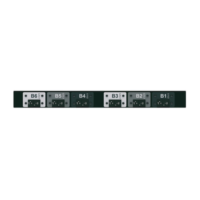 PDU Básico para Distribución de Energía, Plug de Entrada Trifásico CS8365C, Con 6 Contactos C19, Instalación Horizontal de 19in, 1UR, 50 Amp, 208 Vca - imagen 4
