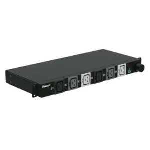 PDU Básico para Distribución de Energía, Plug de Entrada Trifásico CS8365C, Con 6 Contactos C19, Instalación Horizontal de 19in, 1UR, 50 Amp, 208 Vca
